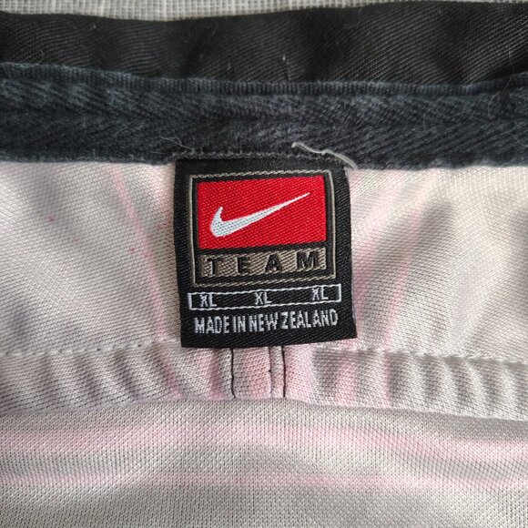 VINTAGE Canterbury Rugby Nike TEAM Jersey Shirt XL New Zealand Union Striped - Picture 5 of 12